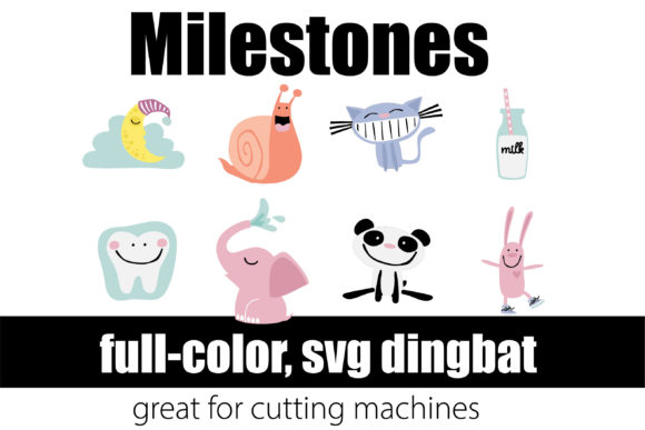 Celebrate Every Step: The Milestones Color Font for Modern Creators