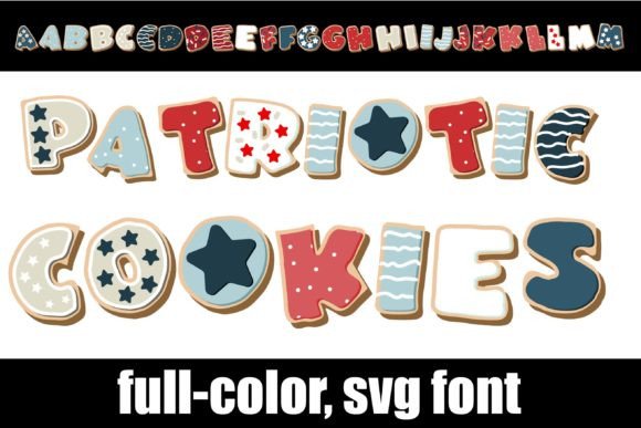 Celebrate with Style: The Patriotic Cookies Font