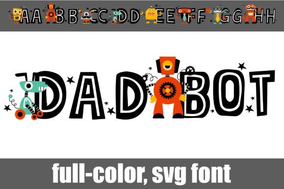 Dadbot: Where Playful Robotics Meet Bold Graphic Design