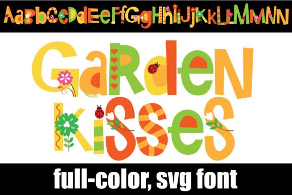 Garden Kisses: A Floral Font for Nature-Inspired Designs