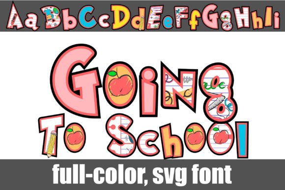 Going to School: A Playful Type for Creative Projects