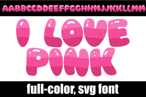 I Love Pink: The Font That's Redefining Playful Branding