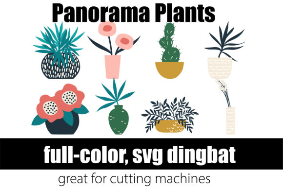 Panorama Plants: A Fresh Take on Modern Typography