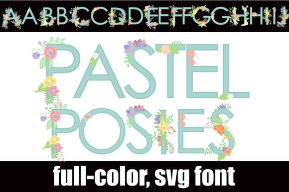 Pastel Posies: A Fresh Take on Modern Typography