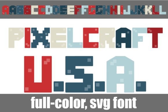 Pixelcraft Usa: A Patriotic Serif for Bold Branding