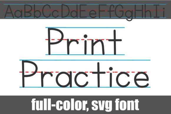 Print Practice: A Creative Font with Traditional Charm